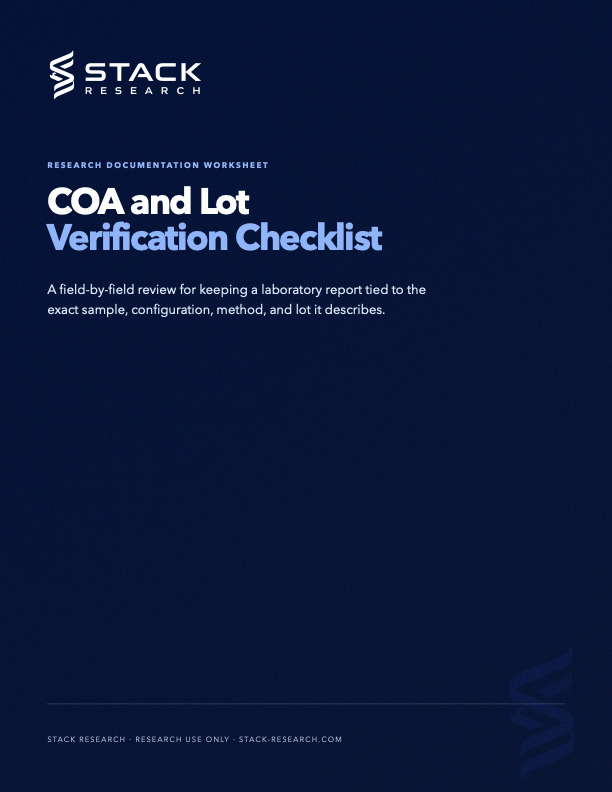 How to read a certificate of analysis supporting resource preview